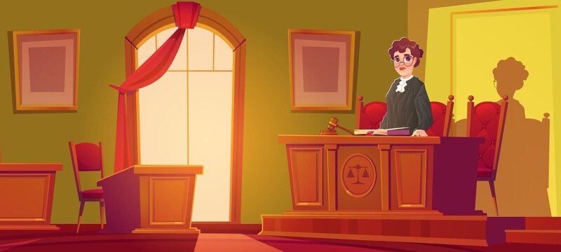 woman judge in court